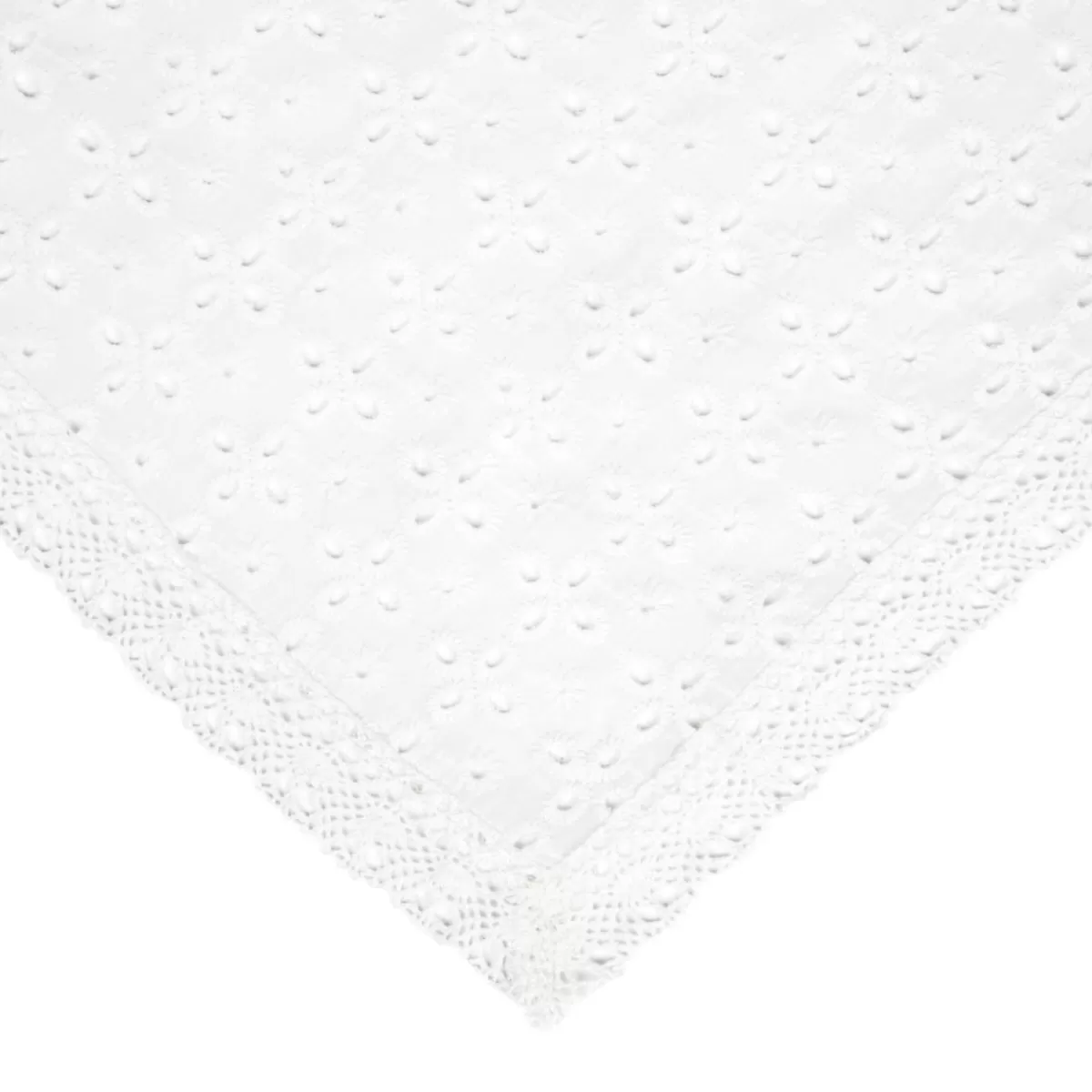 Clearance Obrus Kwadratowy Crochet Szydelkowy Bialy 80X80 Cm Obrusy