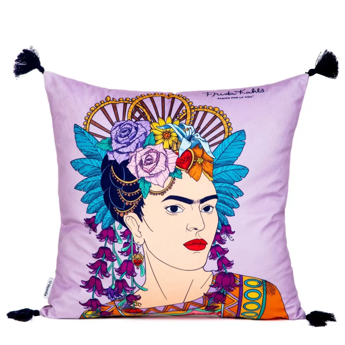 Shop Poszewka Frida Kahlo Z Fredzlami 45X45 Cm Poszewki Na Poduszki