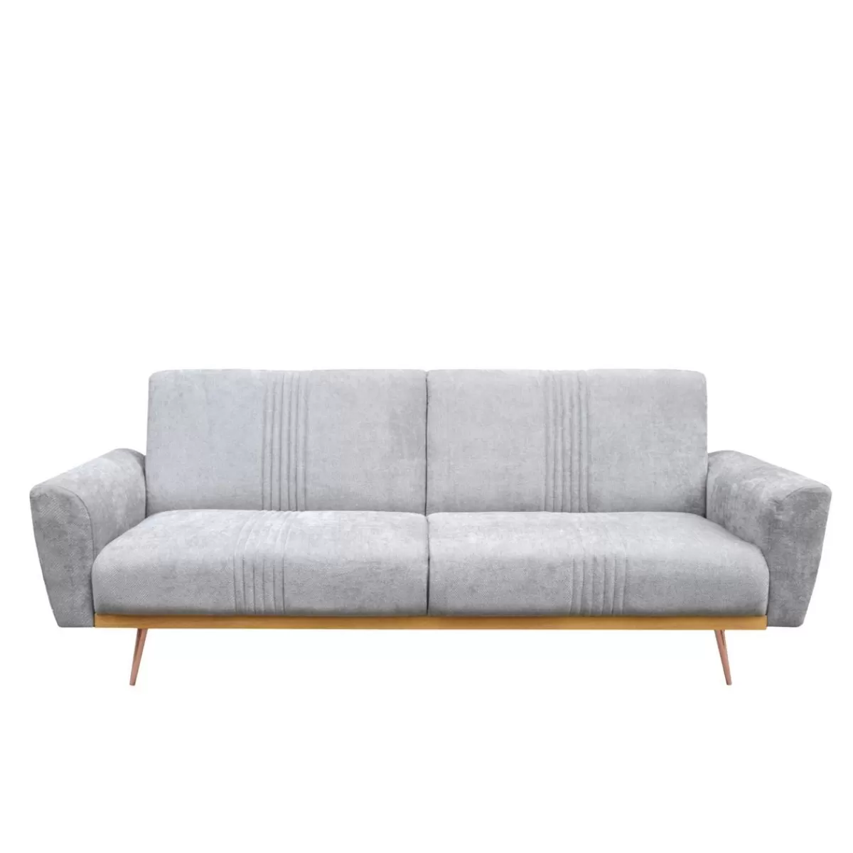 Store Sofa Samtige 3-Osobowa, Z Funkcja Spania, Szara 212X84X86.5 Cm Sofy