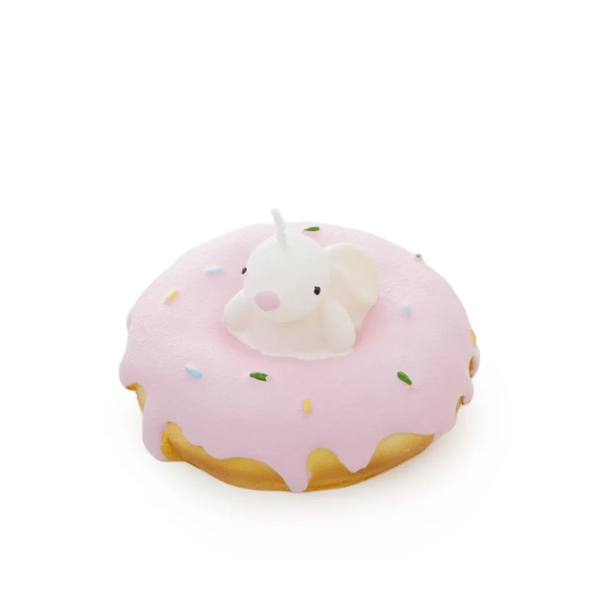 Flash Sale Swieca Wielkanocna Lapin Donut Z Krolikiem 8,5 Cm Świece Dekoracyjne